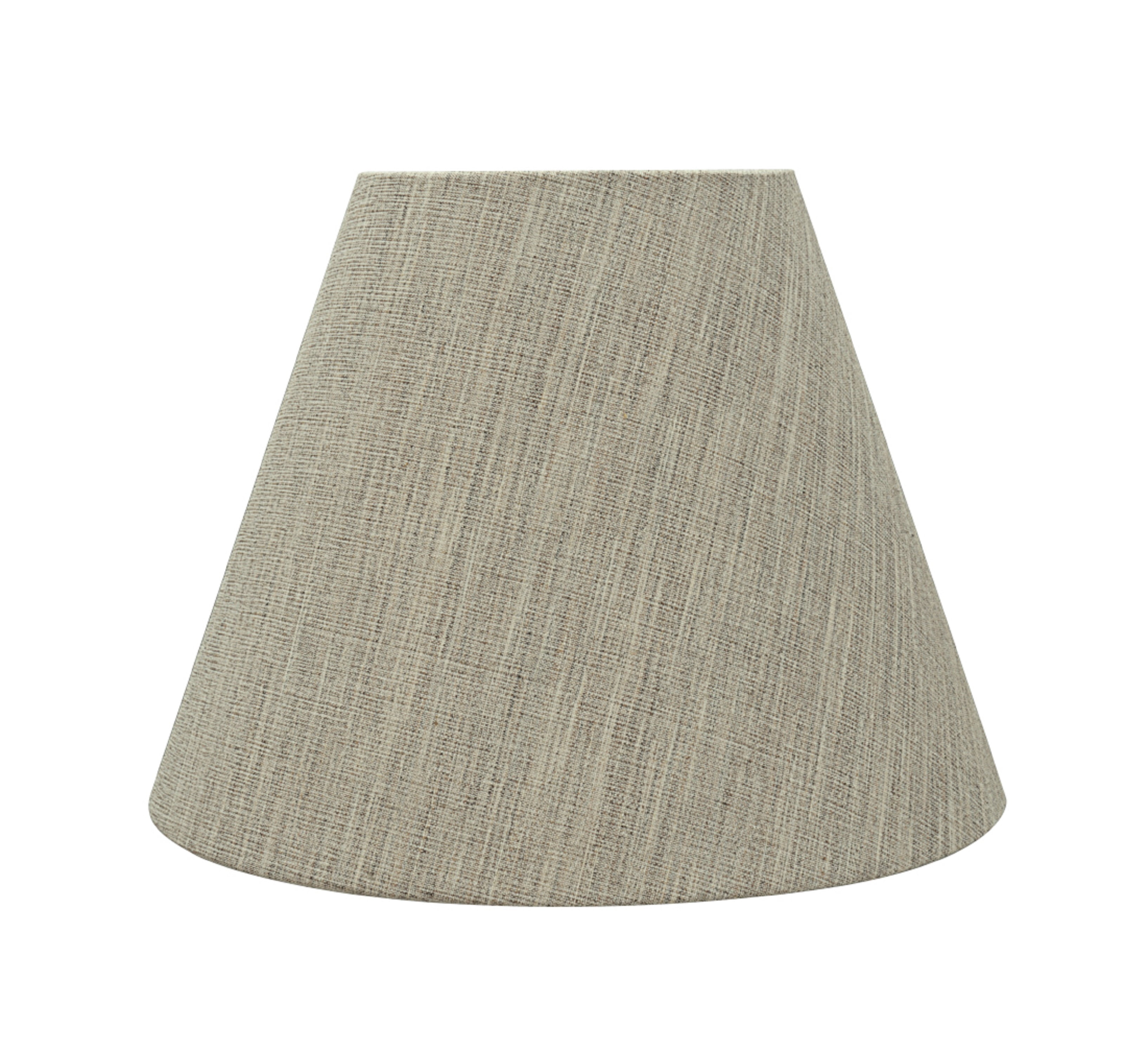 Aspen Creative 32628 Transitional Hardback Empire Shaped Spider Construction Lamp Shade in Light Grey, 12" wide (6" x 12" x 9")