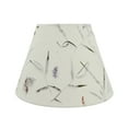 thumbnail image 1 of Aspen Creative 32631 Transitional Hardback Empire Shaped Spider Construction Lamp Shade in Off White, 12" wide (6" x 12" x 9"), 1 of 5