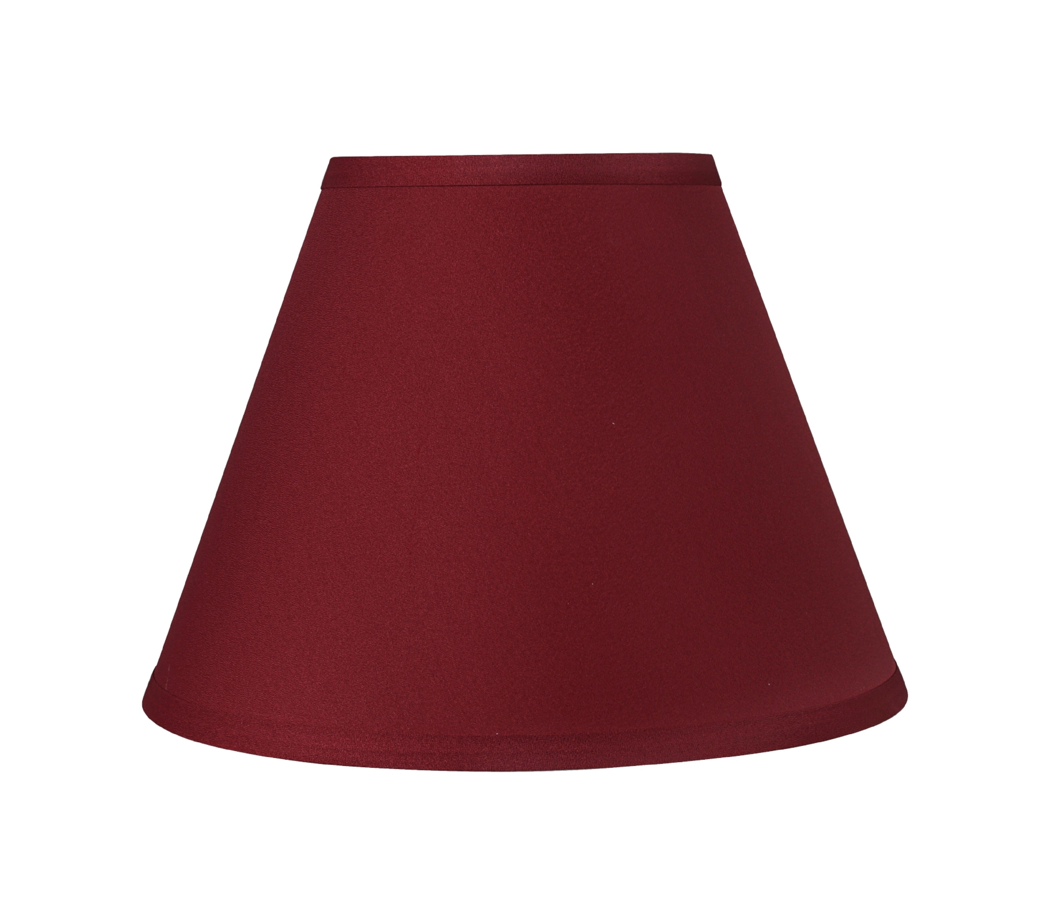 Aspen Creative 32632 Transitional Hardback Empire Shaped Spider Construction Lamp Shade in Blood Red, 12" wide (6" x 12" x 9")