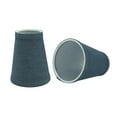 thumbnail image 1 of Aspen Creative 32660-2 Small Hardback Empire Shape Chandelier Clip-On Lamp Shade Set (2 Pack), Transitional Design in Washing Blue, 4" bottom width (2 1/2" x 4" x 5" ), 1 of 7