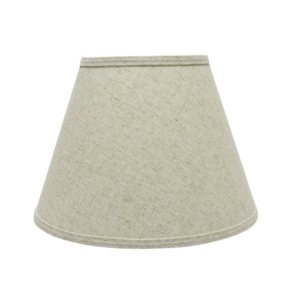 Aspen Creative 32683 Transitional Hardback Empire Shaped Spider Construction Lamp Shade in Beige, 13" wide (7" x 13" x 9 1/2")