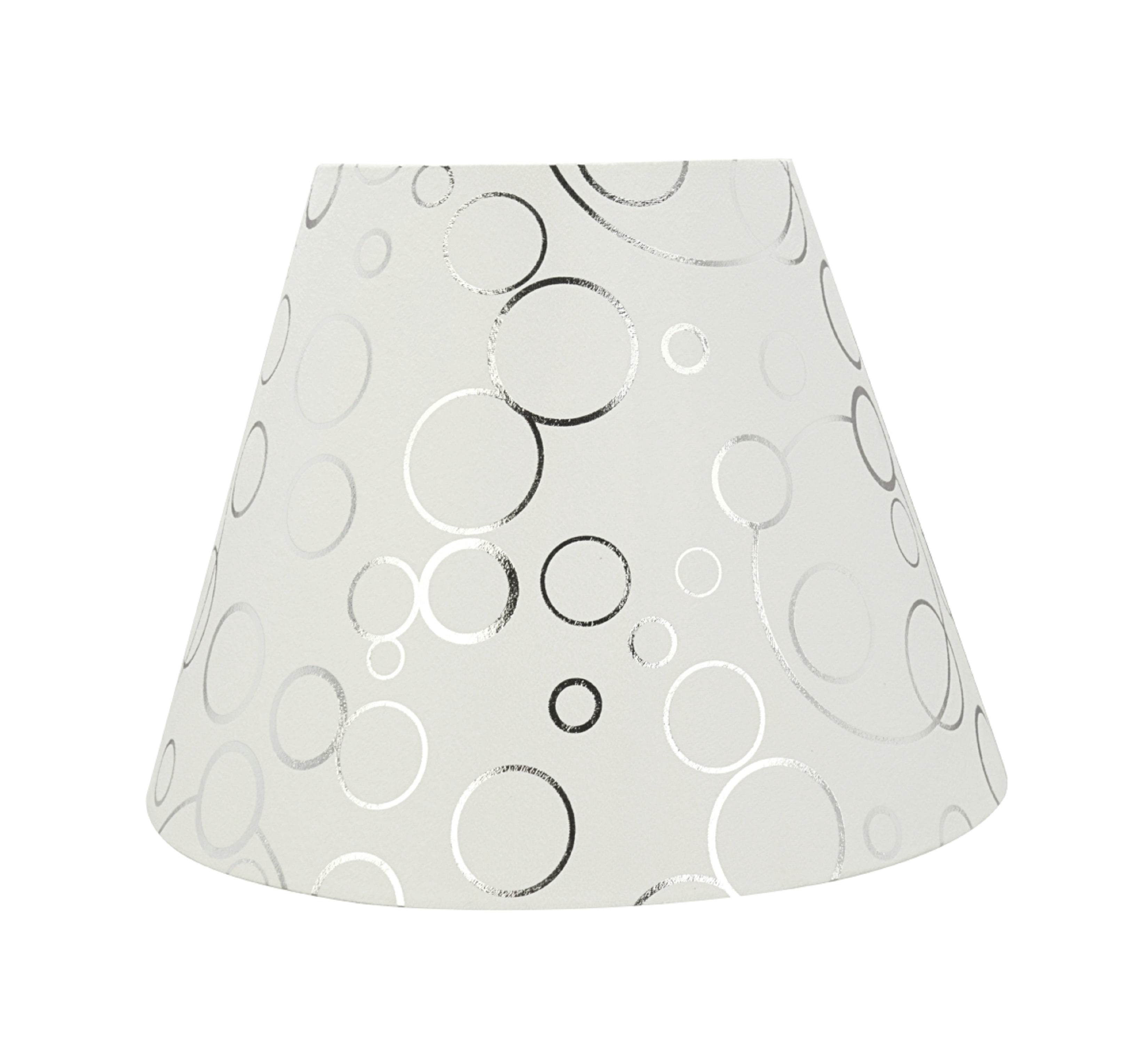 Aspen Creative 32687 Transitional Hardback Empire Shaped Spider Construction Lamp Shade in White, 13" wide (7" x 13" x 9 1/2")