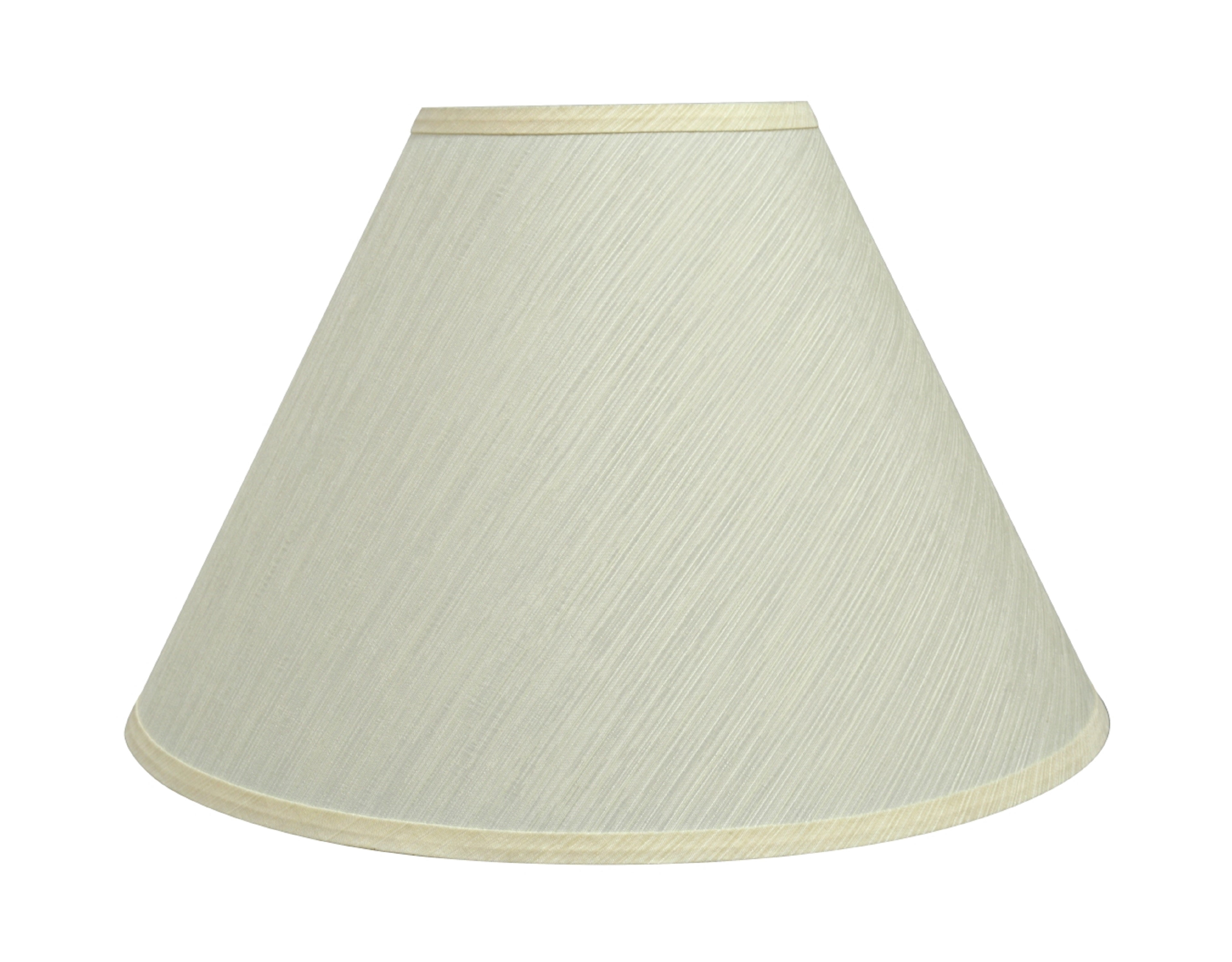 Aspen Creative 32771 Transitional Hardback Empire Shaped Spider Construction Lamp Shade in Eggshell, 18" wide (7" x 18" x 12 1/2")