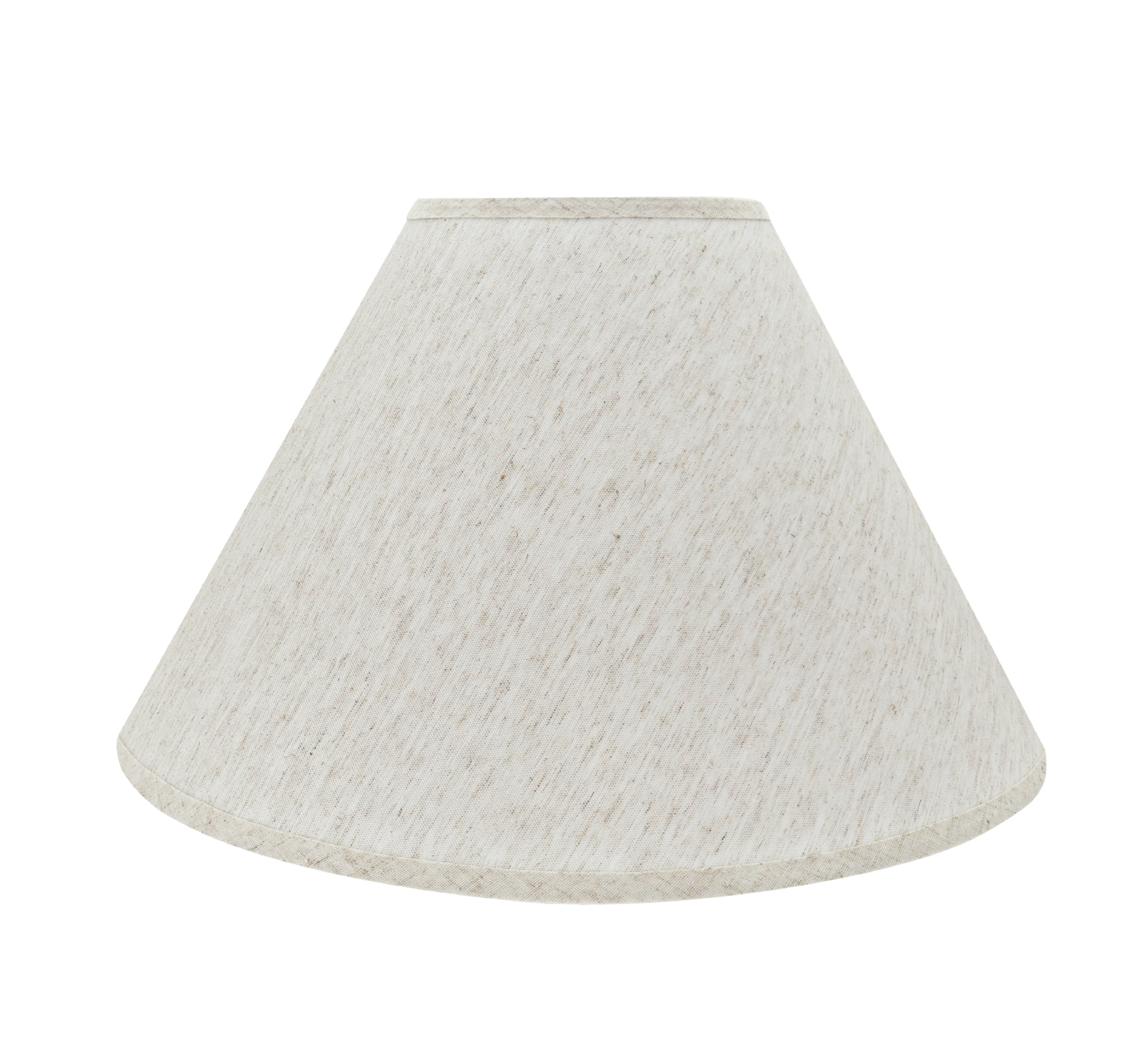 Aspen Creative 32772 Transitional Hardback Empire Shaped Spider Construction Lamp Shade in Beige, 18" wide (7" x 18" x 12 1/2")