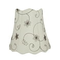 thumbnail image 1 of Aspen Creative 34064 Transitional Scallop Bell Shape Spider Construction Lamp Shade in Off White, 16" wide (10" x 16" x 15"), 1 of 4