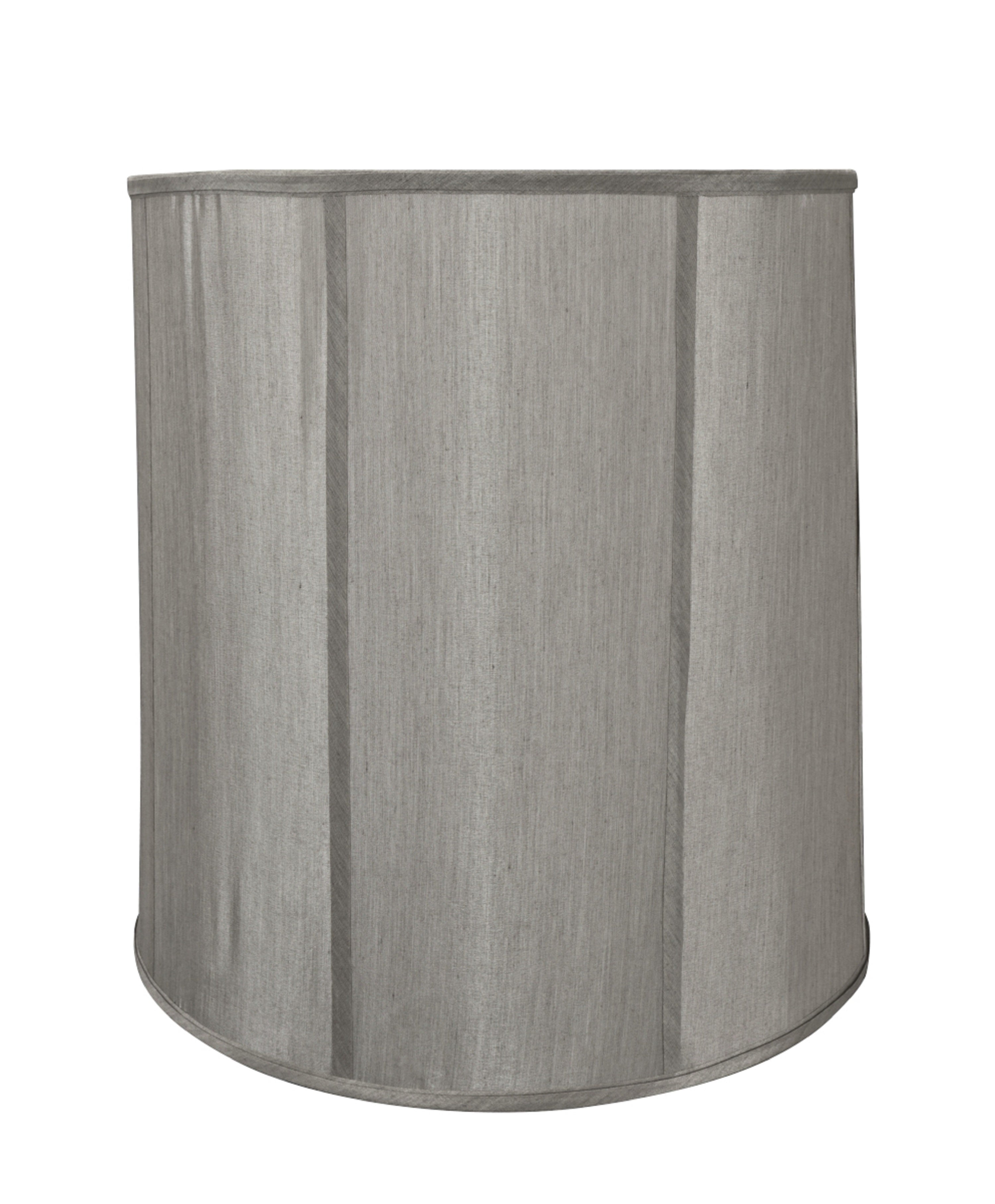 Aspen Creative 35007 Transitional Empire Shape Spider Construction Lamp Shade in Silver Grey, 18" wide (16" x 18" x 18")