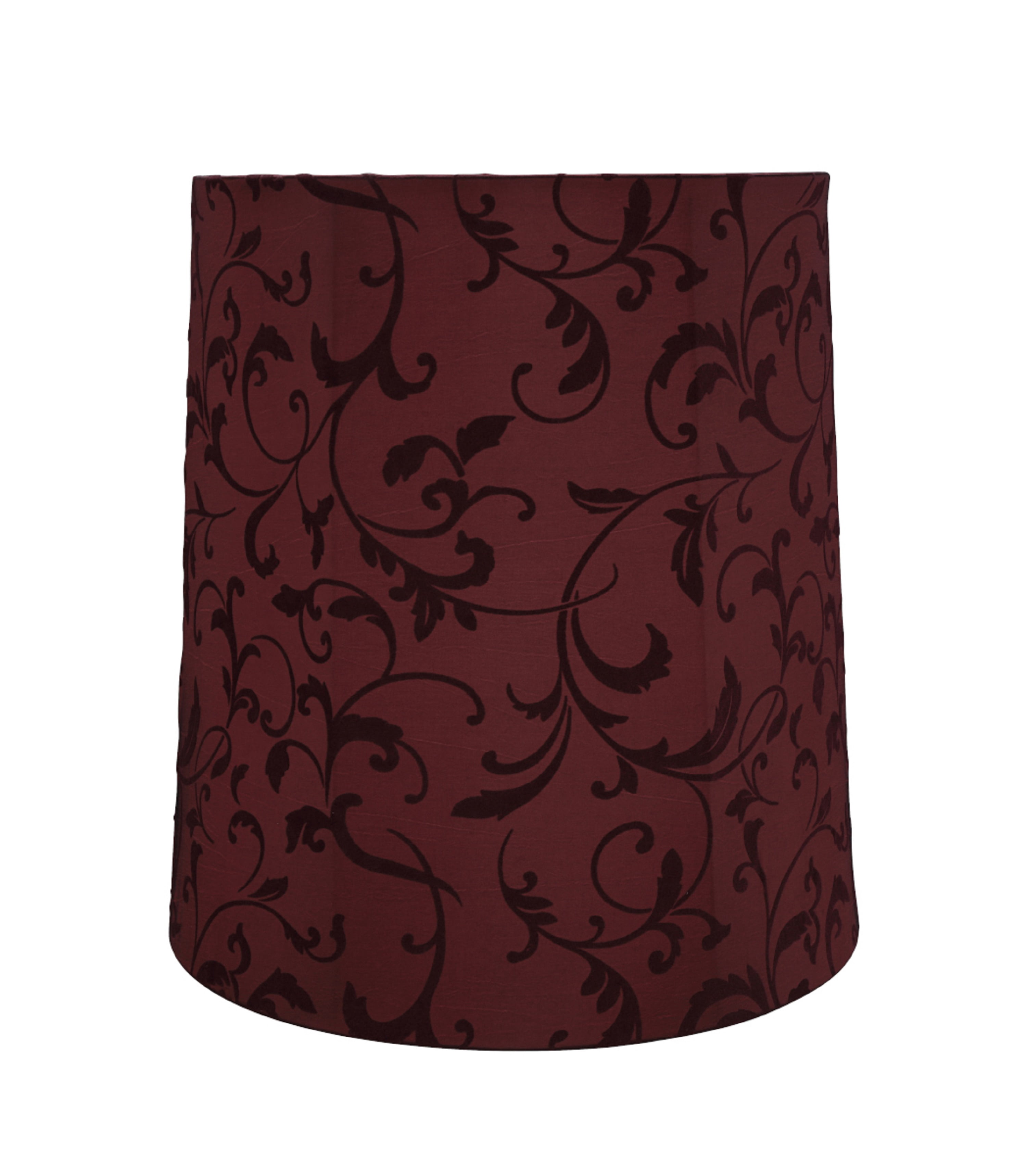 Aspen Creative 35039 Transitional EmpireShaped Spider Construction Lamp Shade in Red, 14" wide (12" x 14" x 15")