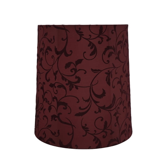 Aspen Creative 35039 Transitional EmpireShaped Spider Construction Lamp Shade in Red, 14" wide (12" x 14" x 15")