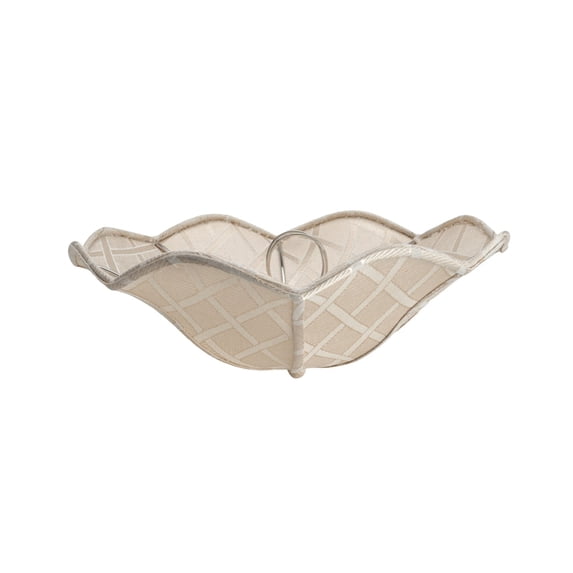 Aspen Creative 39006 Ceiling Clip-on Lamp Shade (1 Pack), Transitional Design in Off White, 13" diameter (13" x 5")