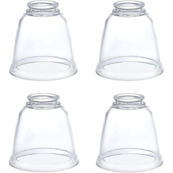 Aspen Creative 4-Light Clear Ceiling Fan Lighting Kit