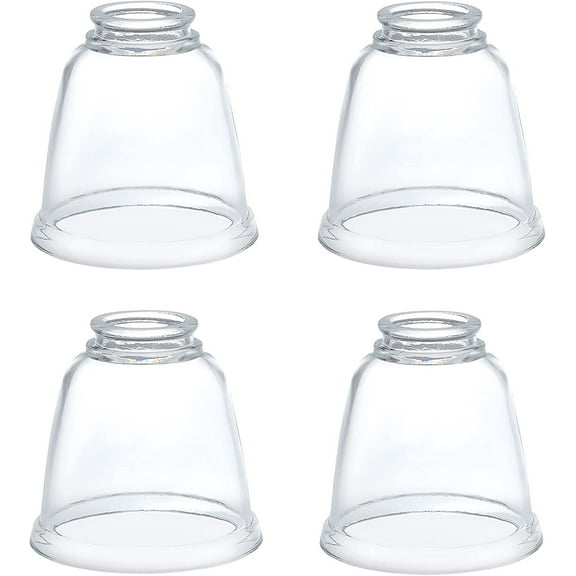 Aspen Creative 4-Light Clear Ceiling Fan Lighting Kit