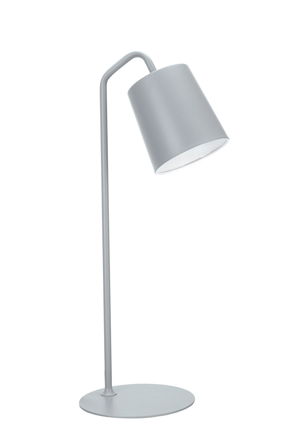 Milky Grey 23" Metal Outdoor Desk Lamp