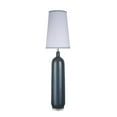 thumbnail image 1 of Aspen Creative 45006-2, One-Light Ceramic Floor Lamp, Transitional Design in Slate Blue, 56" High, 1 of 3
