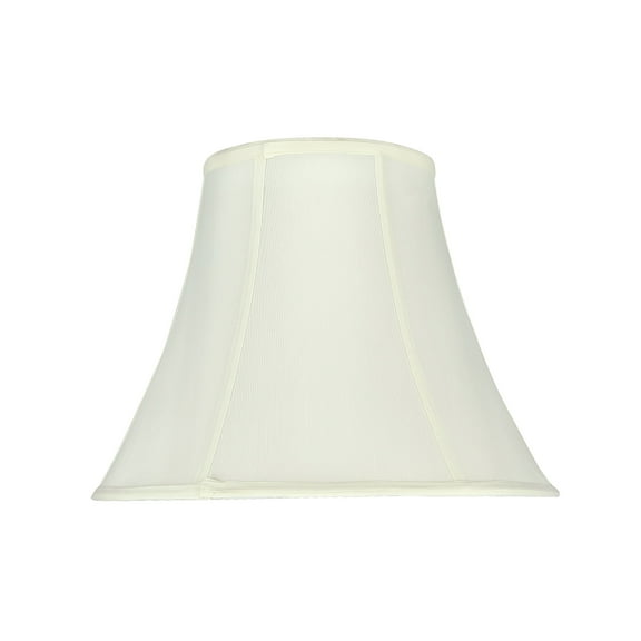 Aspen Creative 58053 Transitional Bell Shape UNO Construction Lamp Shade in Off White, 14" Wide (7" x 14" x 11")