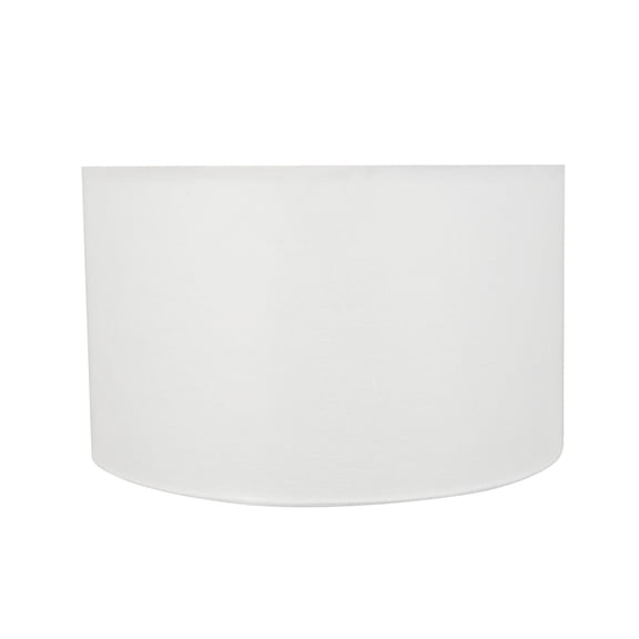 Aspen Creative 58326 Transitional Drum (Cylinder) Shape UNO Construction Lamp Shade in Off White, 17" Wide (17" x 17" x 10")