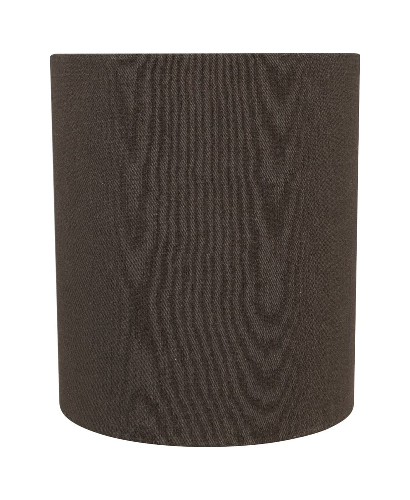 Dark Brown Fabric Empire Lamp Shade, 6.5" x 7.5"