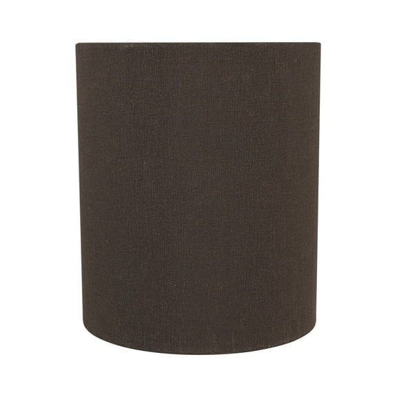 Aspen Creative 58500 Transitional Hardback Empire Shape UNO Construction Lamp Shade in Dark Brown, 6-1/2" Wide (6-1/2" x 6-1/2" x 7-1/2")