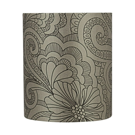 Aspen Creative 58501 Transitional Hardback Empire Shape UNO Construction Lamp Shade in Taupe, 6-1/2" Wide (6-1/2" x 6-1/2" x 7-1/2")