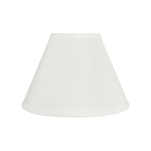 Aspen Creative 58730 Transitional Hardback Empire Shape UNO Construction Lamp Shade in White, 9" Wide (4" x 9" x 6-1/2")
