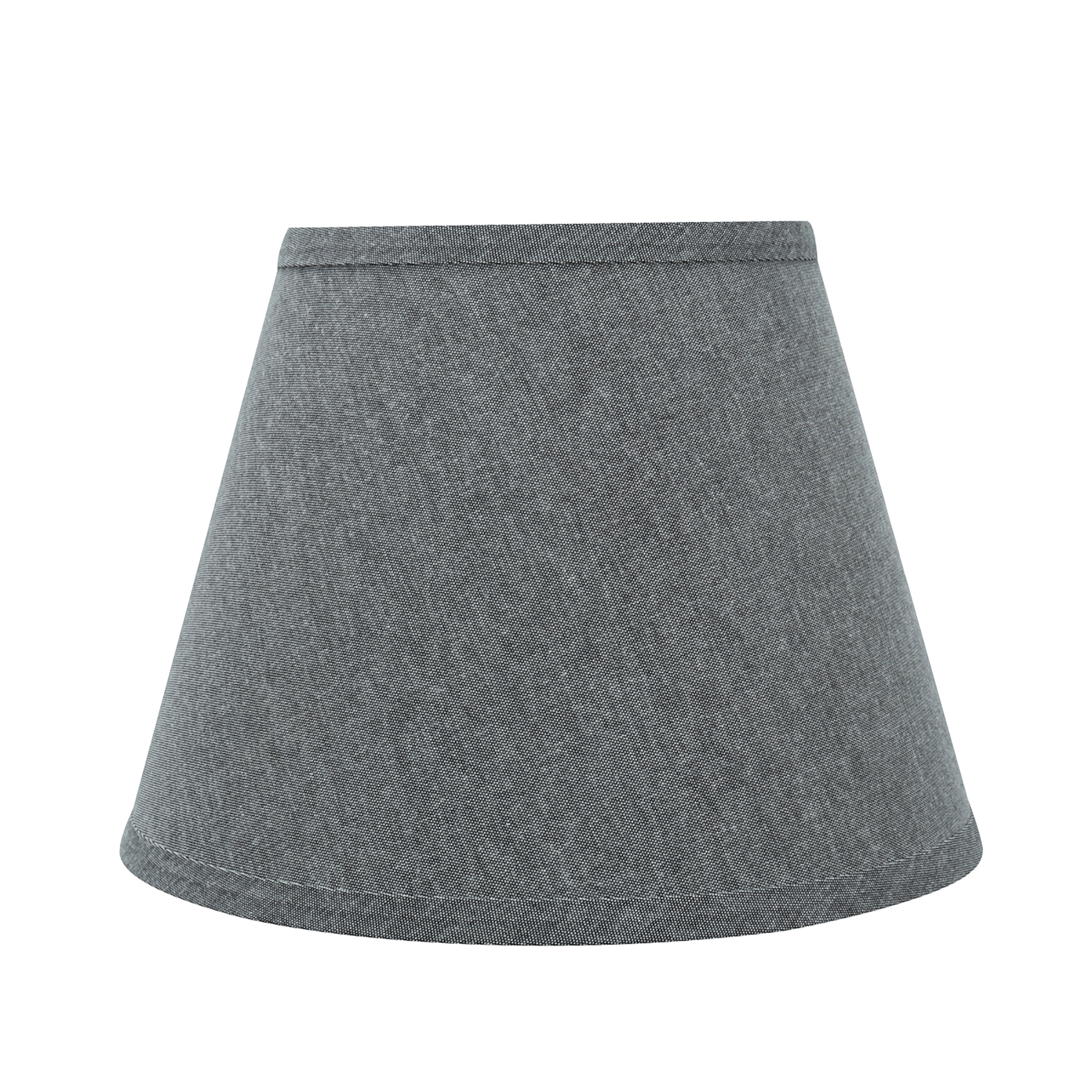 Aspen Creative 58853 Transitional Hardback Empire Shape UNO Construction Lamp Shade in Grey, 10" Wide (6" x 10" x 7 1/2")