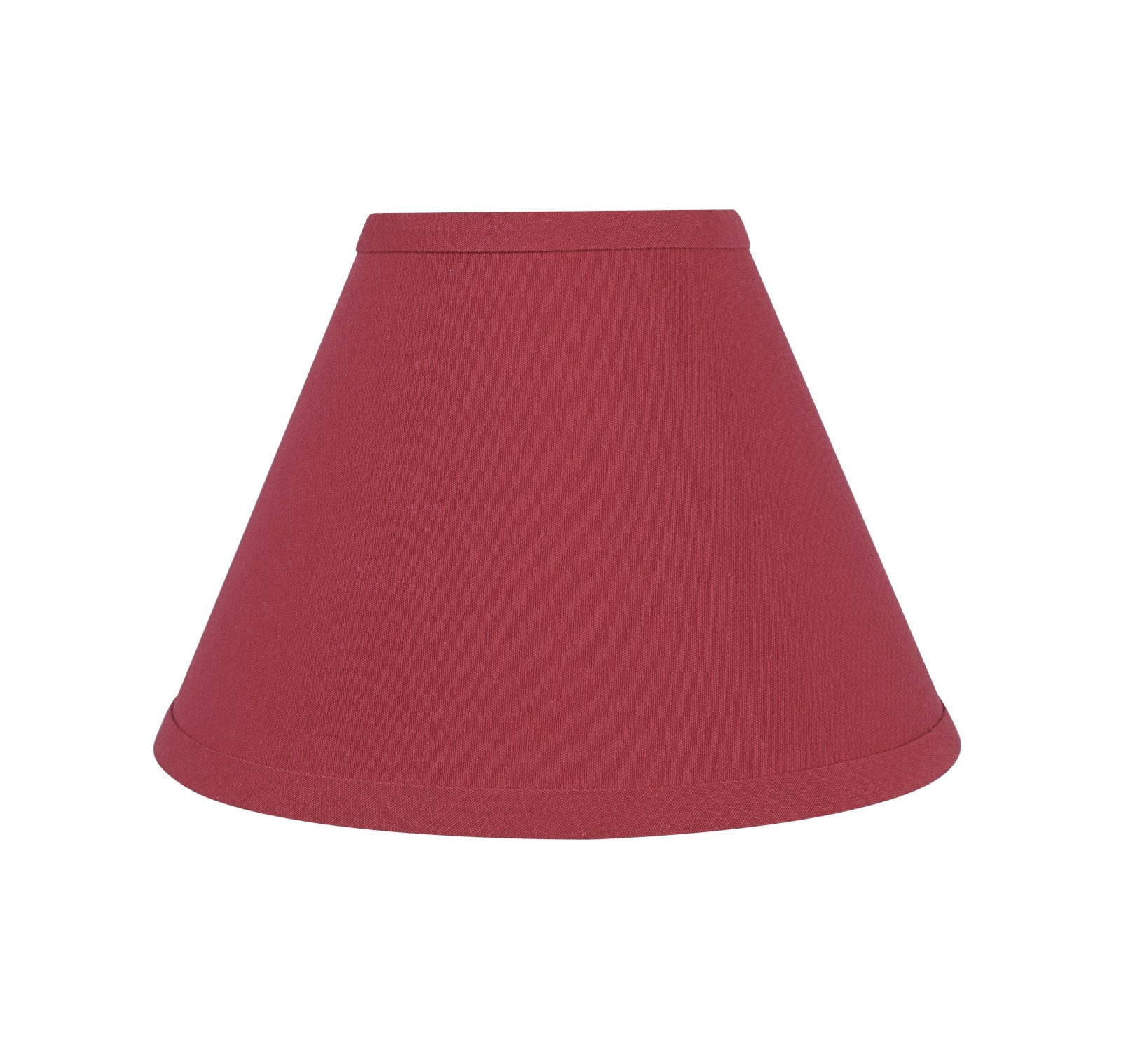 Aspen Creative 58879 Transitional Hardback Empire Shape UNO Construction Lamp Shade in Red, 12" wide (6" x 12" x 9")