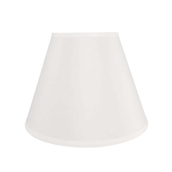 Aspen Creative 58880 Transitional Hardback Empire Shape UNO Construction Lamp Shade in White, 12" wide (6" x 12" x 9")