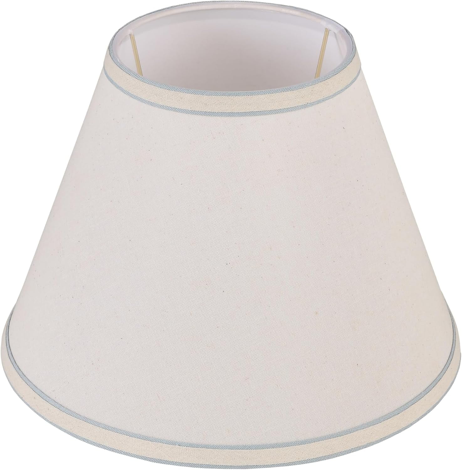 Aspen Creative 58881 Transitional Hardback Empire Shape UNO Construction Lamp Shade in White, 12" wide (6" x 12" x 9")