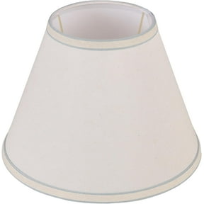 Aspen Creative 58881 Transitional Hardback Empire Shape UNO Construction Lamp Shade in White, 12" wide (6" x 12" x 9")