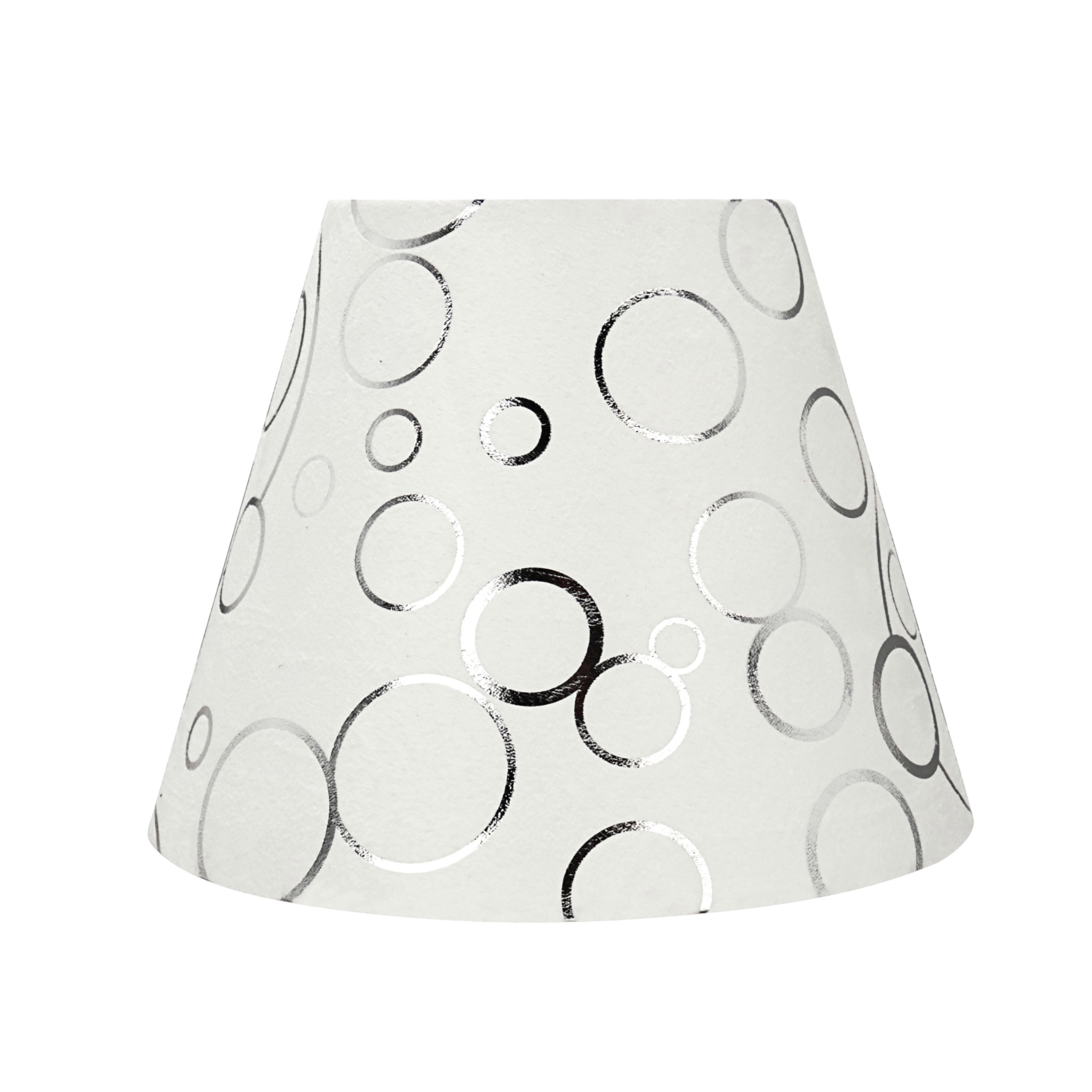 Aspen Creative 58901 Transitional Hardback Empire Shape UNO Construction Lamp Shade in White, 9" Wide (5" x 9" x 7")