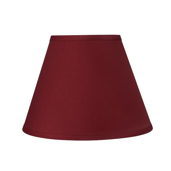 Aspen Creative 58904 Transitional Hardback Empire Shape UNO Construction Lamp Shade in Blood Red, 9" Wide (5" x 9" x 7")