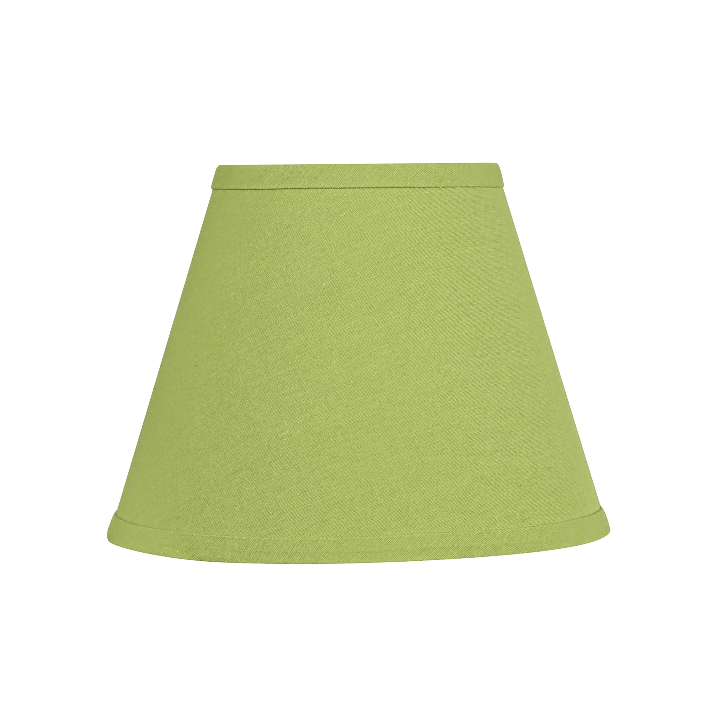 Lime Green Fabric Empire Lamp Shade, 9" Wide