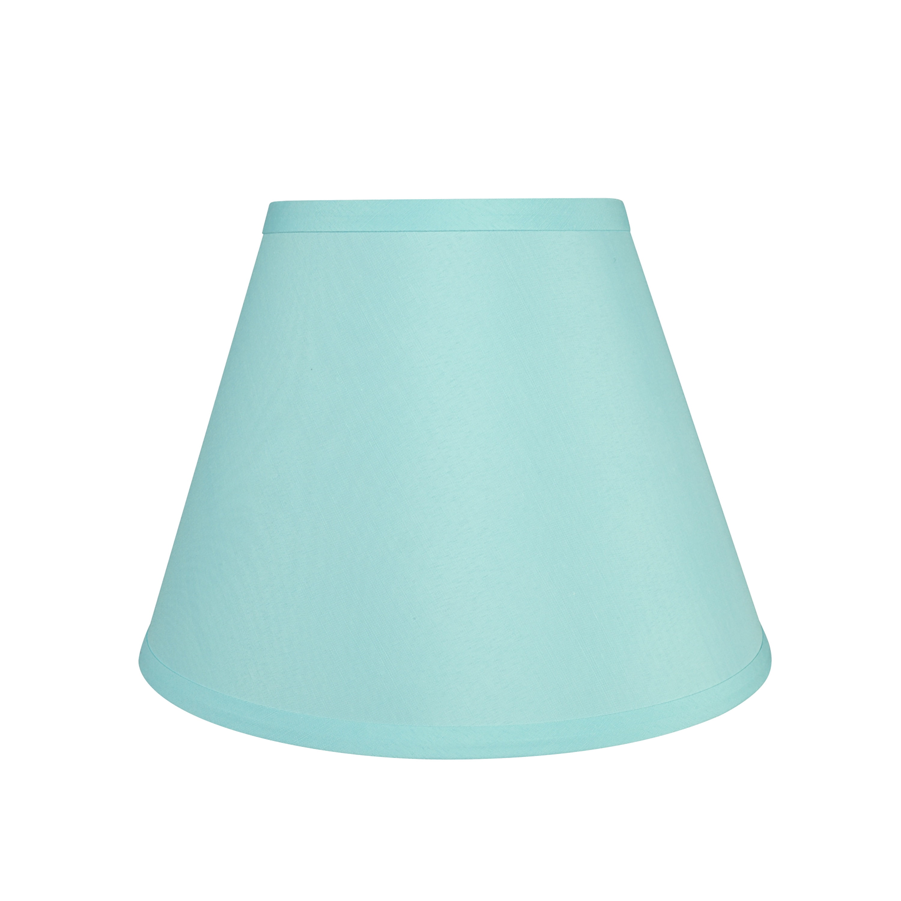 Aspen Creative 58906 Transitional Hardback Empire Shape UNO Construction Lamp Shade in Light Blue, 9" Wide (5" x 9" x 7")