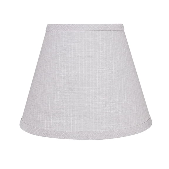 Aspen Creative 58908 Transitional Hardback Empire Shape UNO Construction Lamp Shade in Light Grey, 9" Wide (5" x 9" x 7")