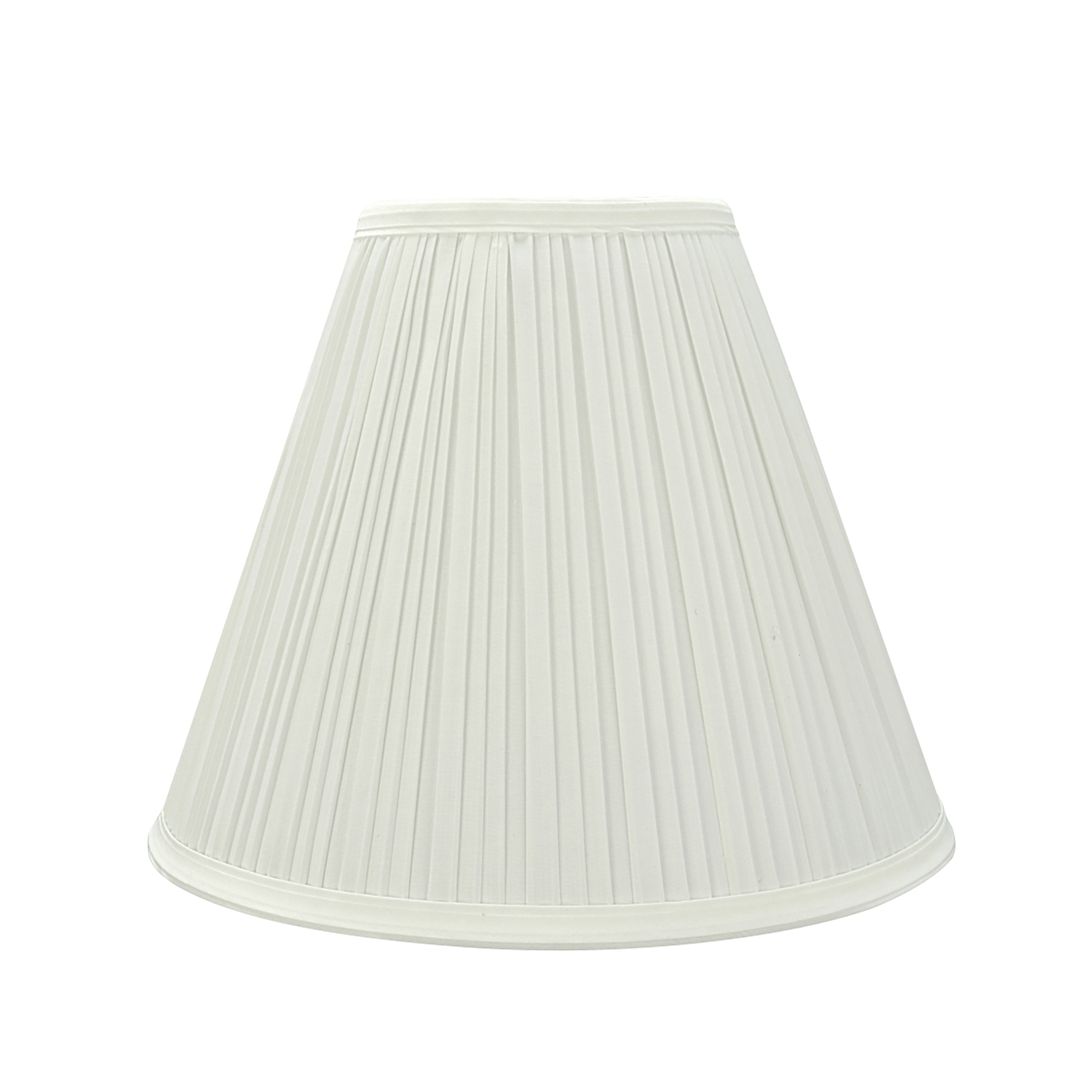 Aspen Creative 59176 Transitional Pleated Empire Shape UNO Construction Lamp Shade in Off White, 11-1/2" Wide (5" x 11-1/2" x 9-1/2")