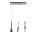 thumbnail image 1 of Aspen Creative 61061-1 Adjustable LED Three-Light Hanging Pendant Ceiling Light, Contemporary Design in Chrome Finish, Metal Shade, 22 7/8" Wide, 1 of 7