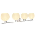 thumbnail image 1 of Aspen Creative 62201, 4-Light Bathroom Vanity, 31-1/2" Wide, Transitional Design, Brushed Nickel, 1 of 6