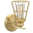 thumbnail image 1 of Aspen Creative 62238, 1-Light Bathroom Vanity, 9" Wide, Transitional Design, Antique Brass, 1 of 6