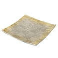 thumbnail image 1 of Aspen Creative 80002-11, Square Large Tray, Hand Made Cast Aluminum Serving Platter For Home Decor, Party, Food, Candy, Fruit, Gold Finish, 11-3/4" L x 11-3/4" W x 2-1/4" H, 1 of 1