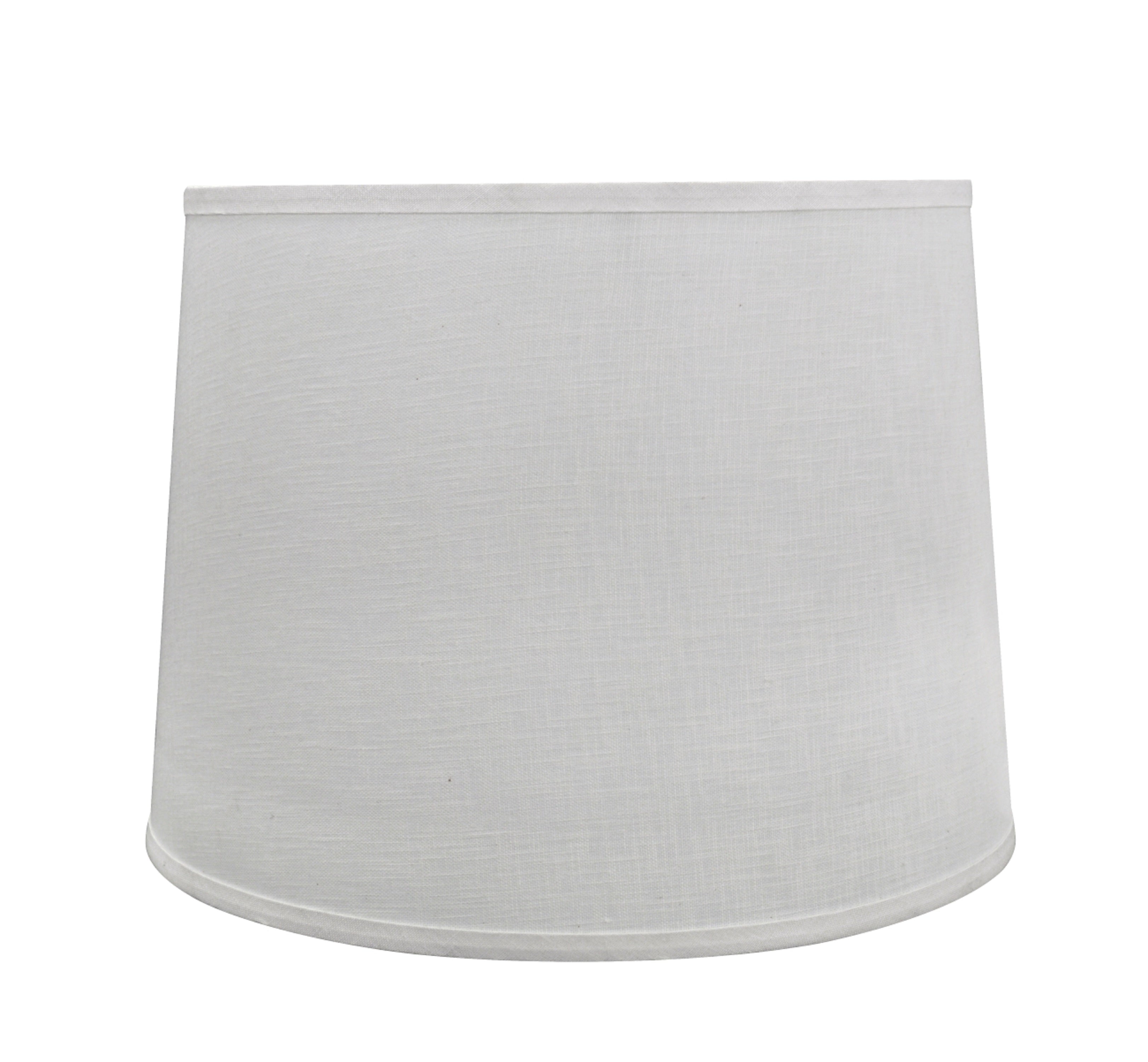 Off-White Linen Empire Lamp Shade, 16" x 12"