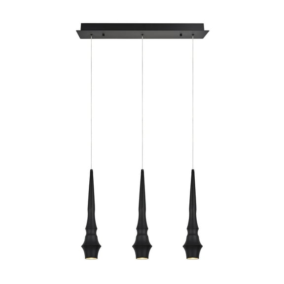 Aspen Creative Corporation 3-Light Kitchen Island Pendant