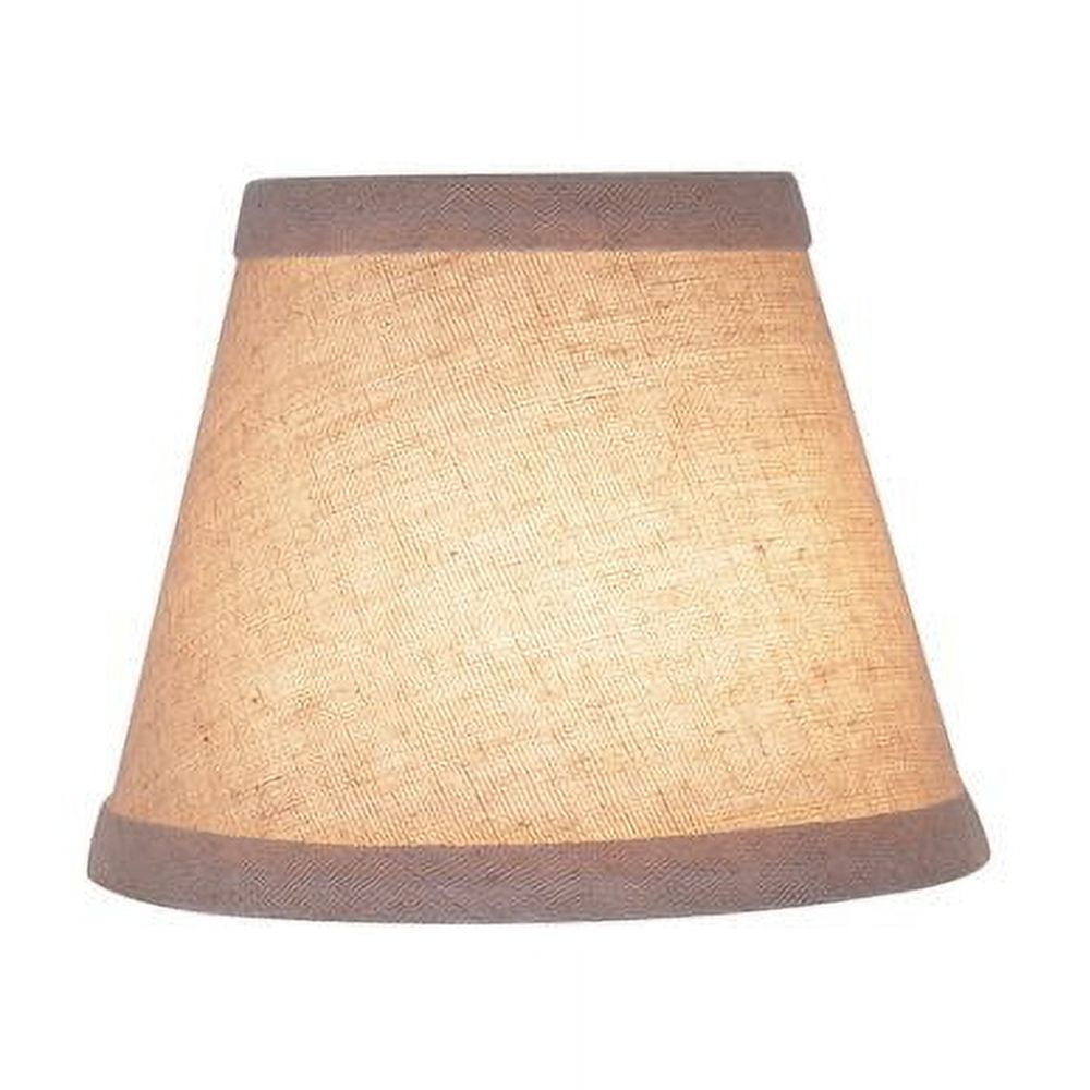 Light Grey Linen Empire Chandelier Lamp Shade Set