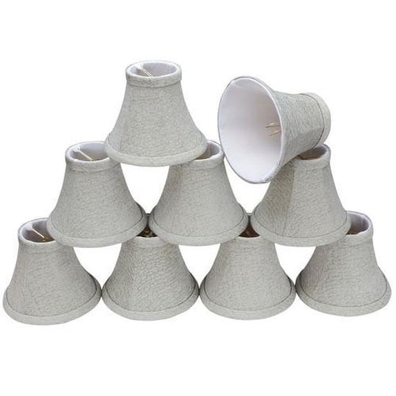 Aspen Creative Corporation 6'' Fabric Bell Candelabra Shade (Set of 9)