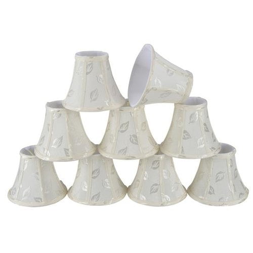 Aspen Creative Corporation 6'' Fabric Bell Candelabra Shade (Set of 9)