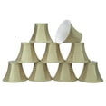 thumbnail image 1 of Aspen Creative Corporation 6'' Fabric Bell Candelabra Shade (Set of 9), 1 of 2