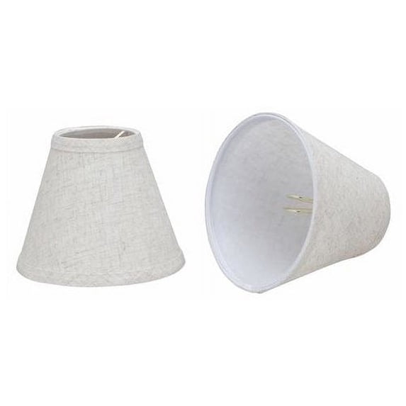 Aspen Creative Corporation 6'' Linen Empire Candelabra Shade (Set of 2)