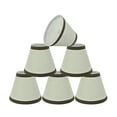 thumbnail image 1 of Aspen Creative Corporation 6'' Linen Empire Candelabra Shade (Set of 6), 1 of 7
