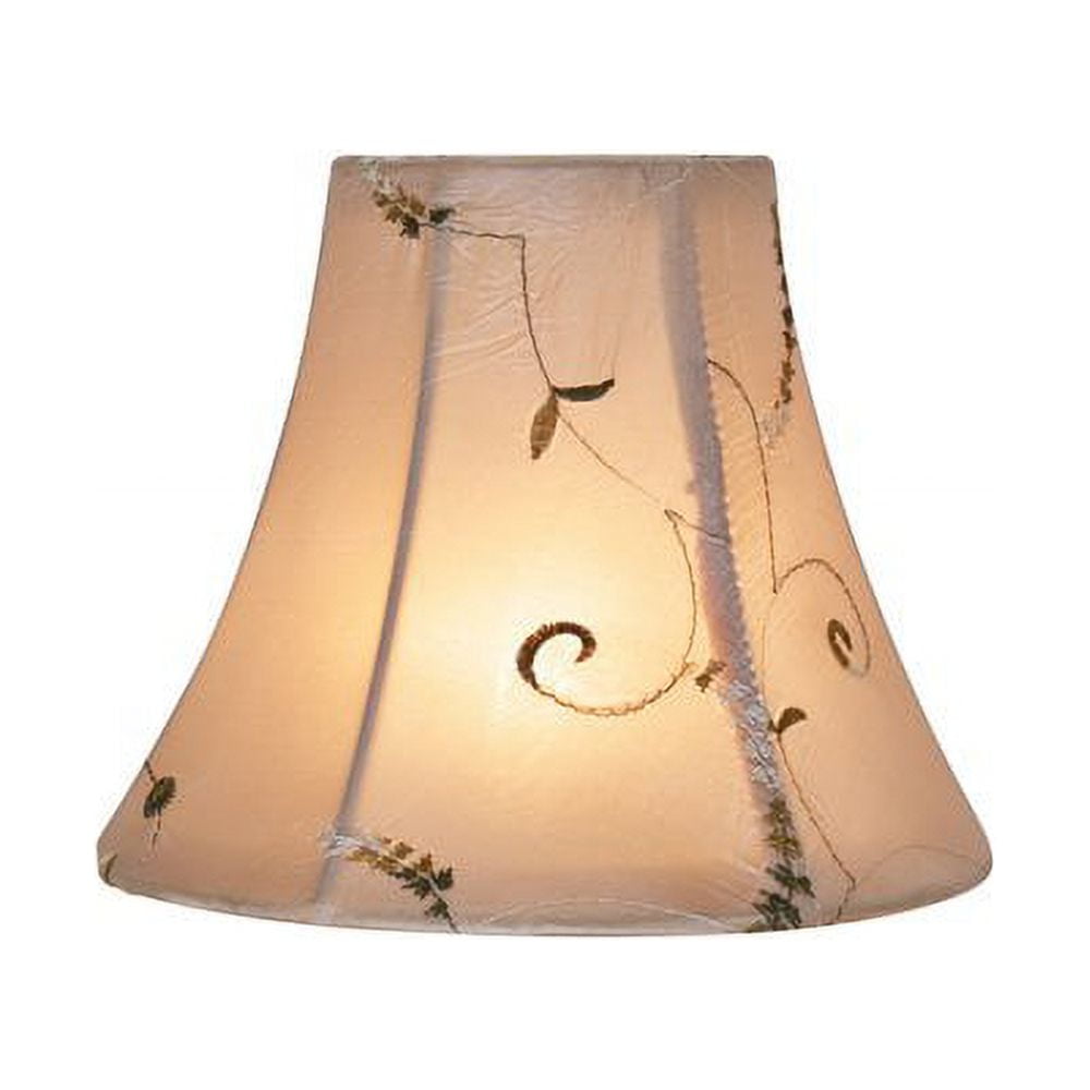 Gold Faux Silk Bell Chandelier Lamp Shade Set