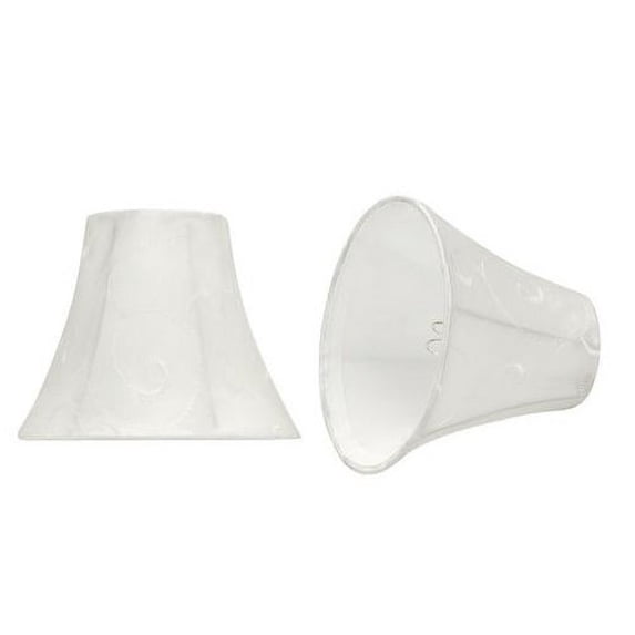 Aspen Creative Corporation 6'' Silk Bell Candelabra Shade (Set of 2)