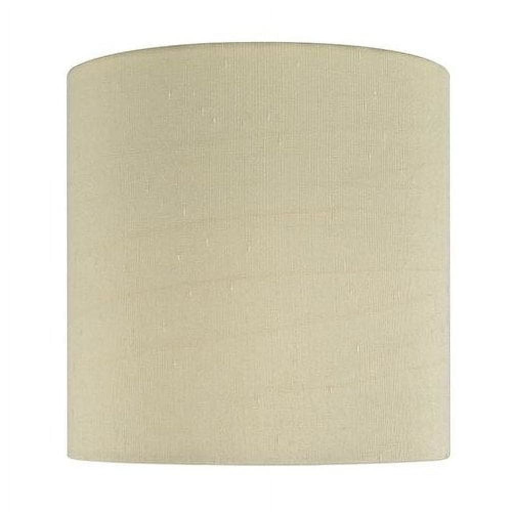 Gold Jacquard Textured Fabric Drum Lamp Shade, 8 inches