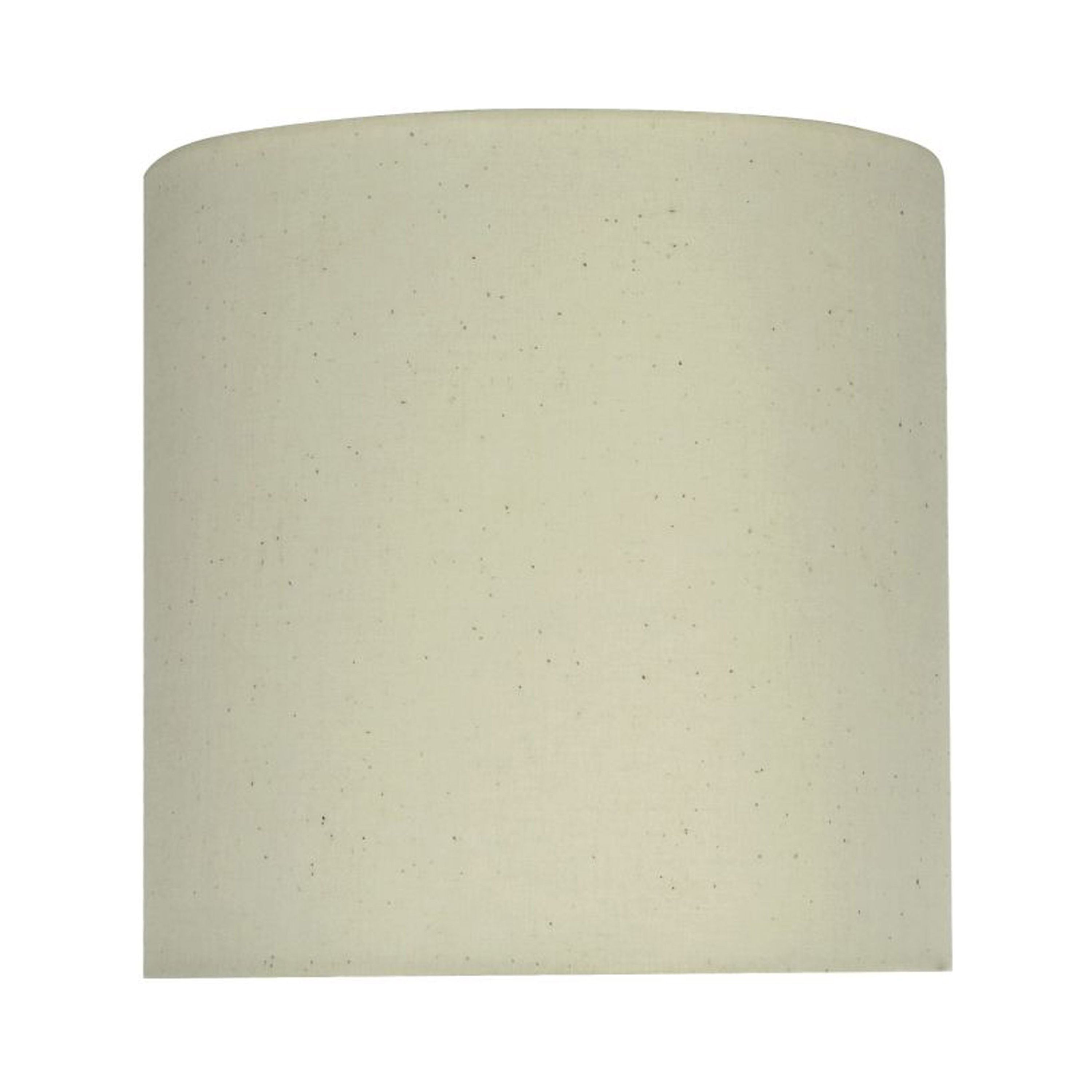 Aspen Creative 8'' Beige Cotton Drum Lamp Shade